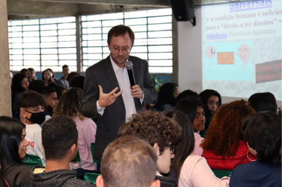 MPF pela Educação Social vai até escola do Jardim Iguatemi, na zona leste de SP, falar sobre Direitos Humanos